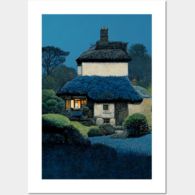 Cosy Cottage Wall Art by RLP.Art